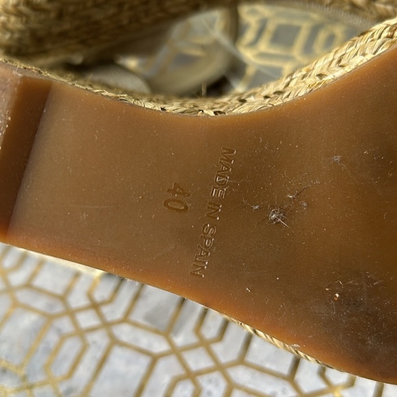 Maypol Strappy Espadrille Wedge Heels Women's size 9.5/40 - Picture 7 of 8